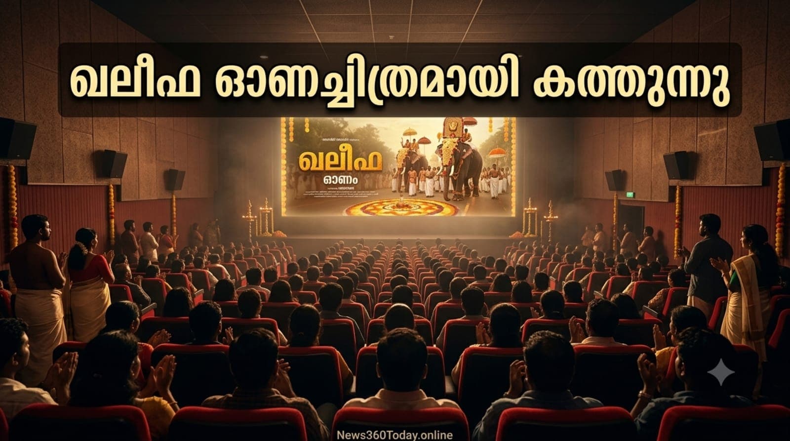 പൃഥ്വിരാജ് സുകുമാരൻ നായകനായ ഖലീഫ സിനിമയുടെ ഓണക്കാല ബോക്സ് ഓഫീസ് വിജയത്തെ സൂചിപ്പിക്കുന്ന ചിത്രം